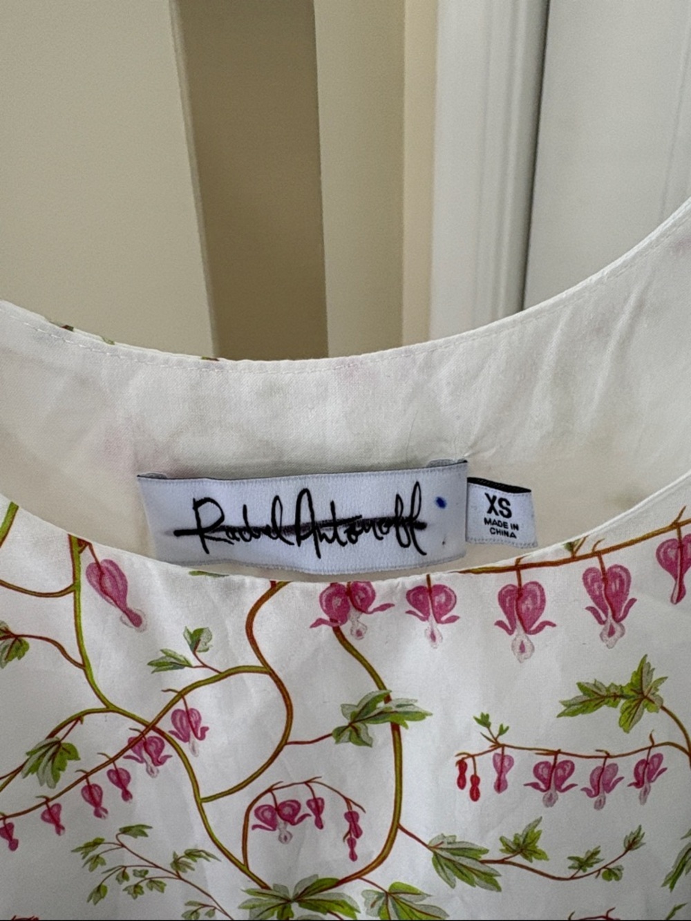 rachel antonoff eliana sleevless babydoll mini dress size xs nwot - Picture 6 of 7
